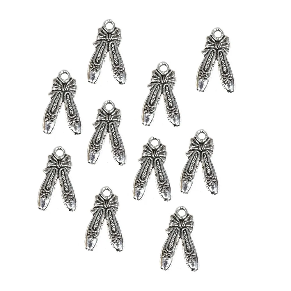 10 Pcs Bow Charms for jewelries making in size about 12x20mm