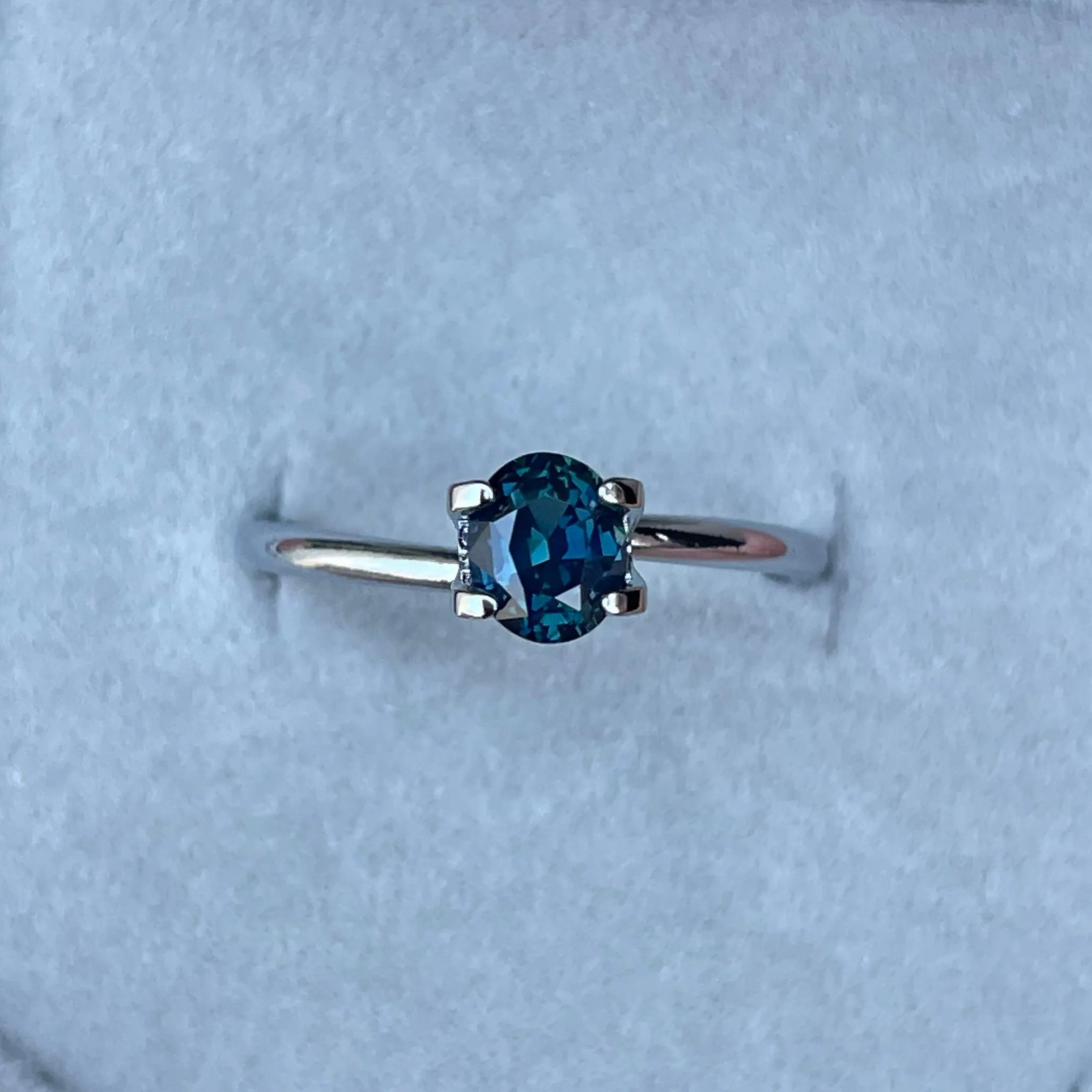 1.03 ct Natural Teal Sapphire, Loose Gemstone, Mermaid Sapphire, Oval Sapphire for Engagement Rings custom Rings, Teal Sapphire Necklace