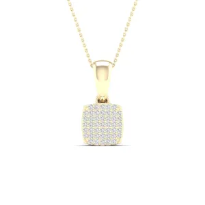 10K 0.12CT Diamond Pendant