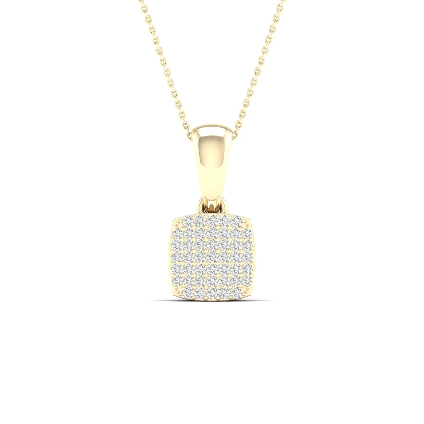 10K 0.12CT Diamond Pendant