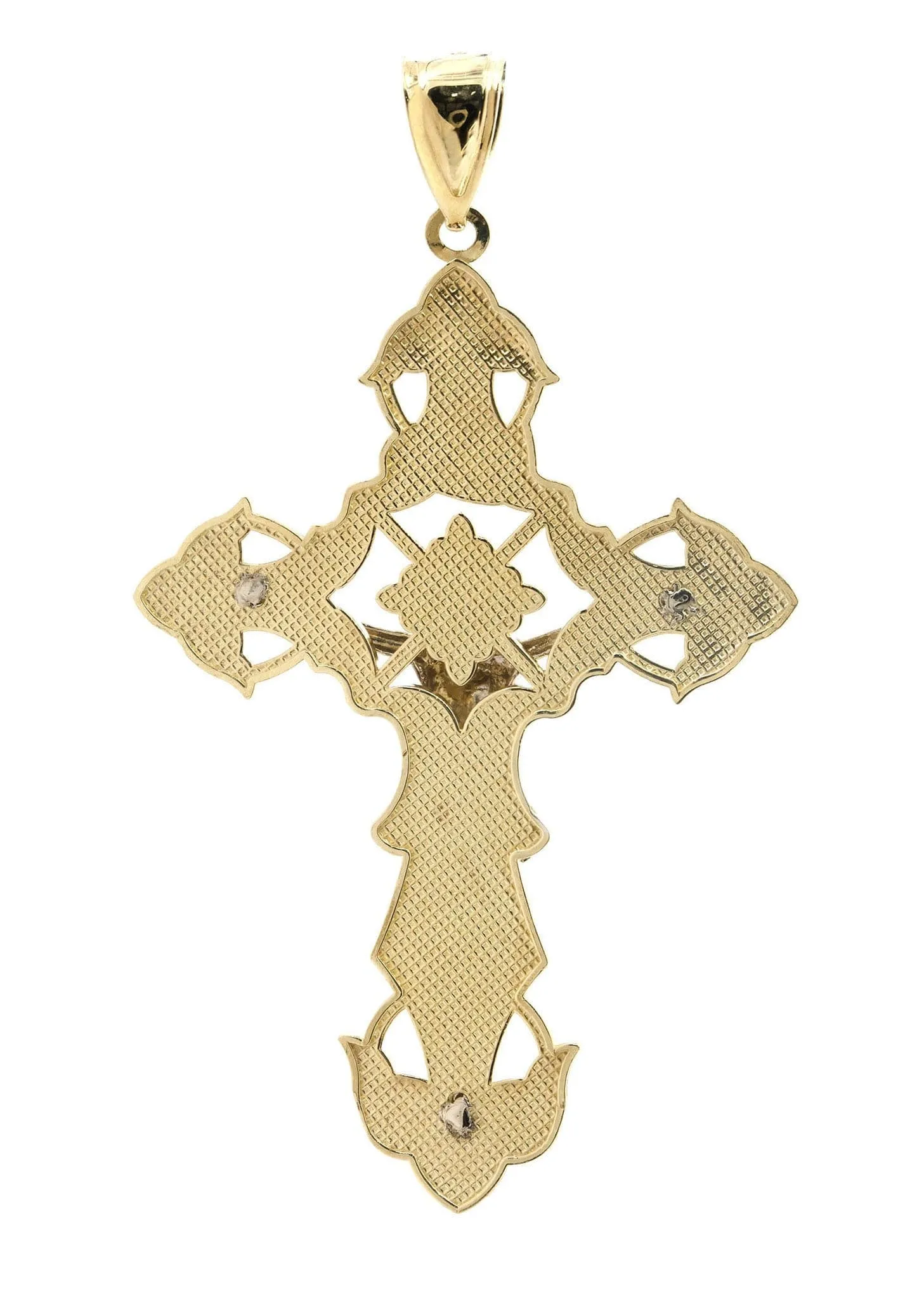 10K Gold Cross / Crucifix Pendant  |  10.3 Grams