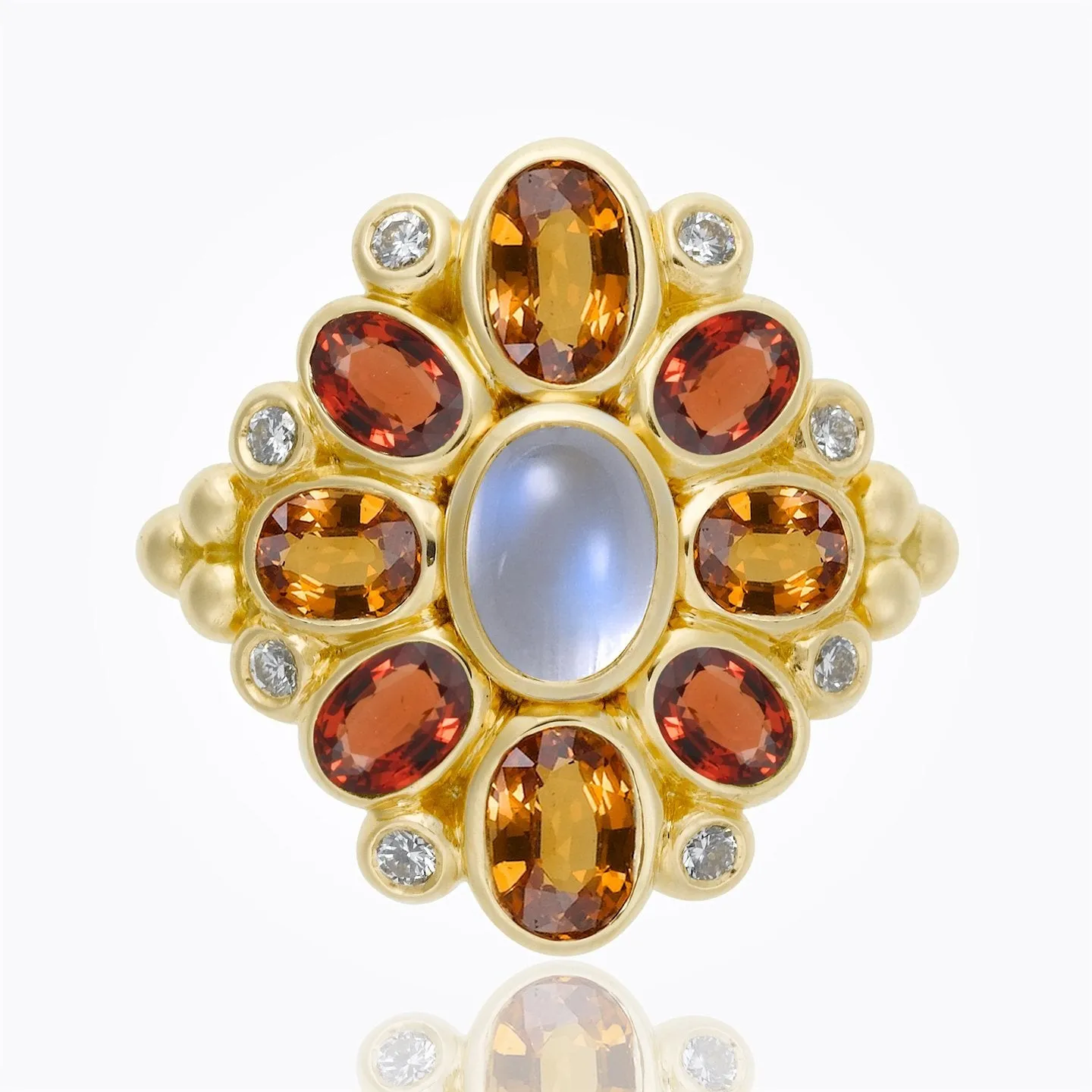 18K Anima Cluster Ring