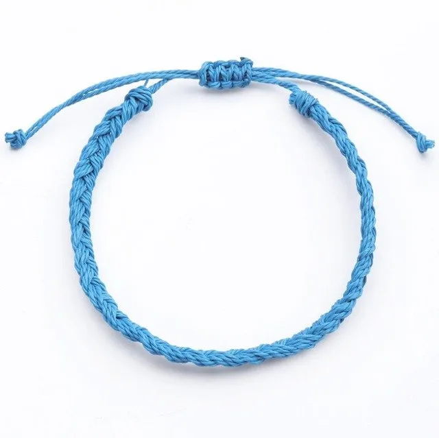 1pc Handmade Wax String bracelet