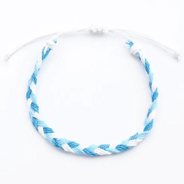 1pc Handmade Wax String bracelet