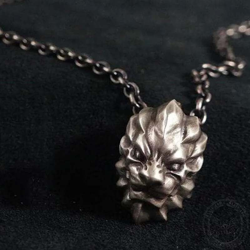 3D Lion King Sterling Silver Beast Pendant