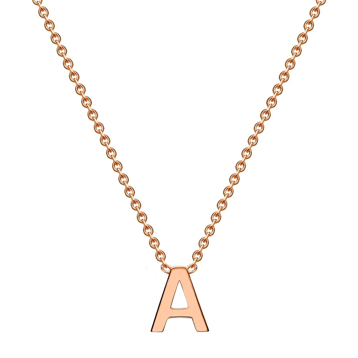 9K Gold 'A' Initial Necklace - 1.19.0150