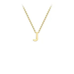 9K Gold 'J' Initial Necklace - 1.19.0519