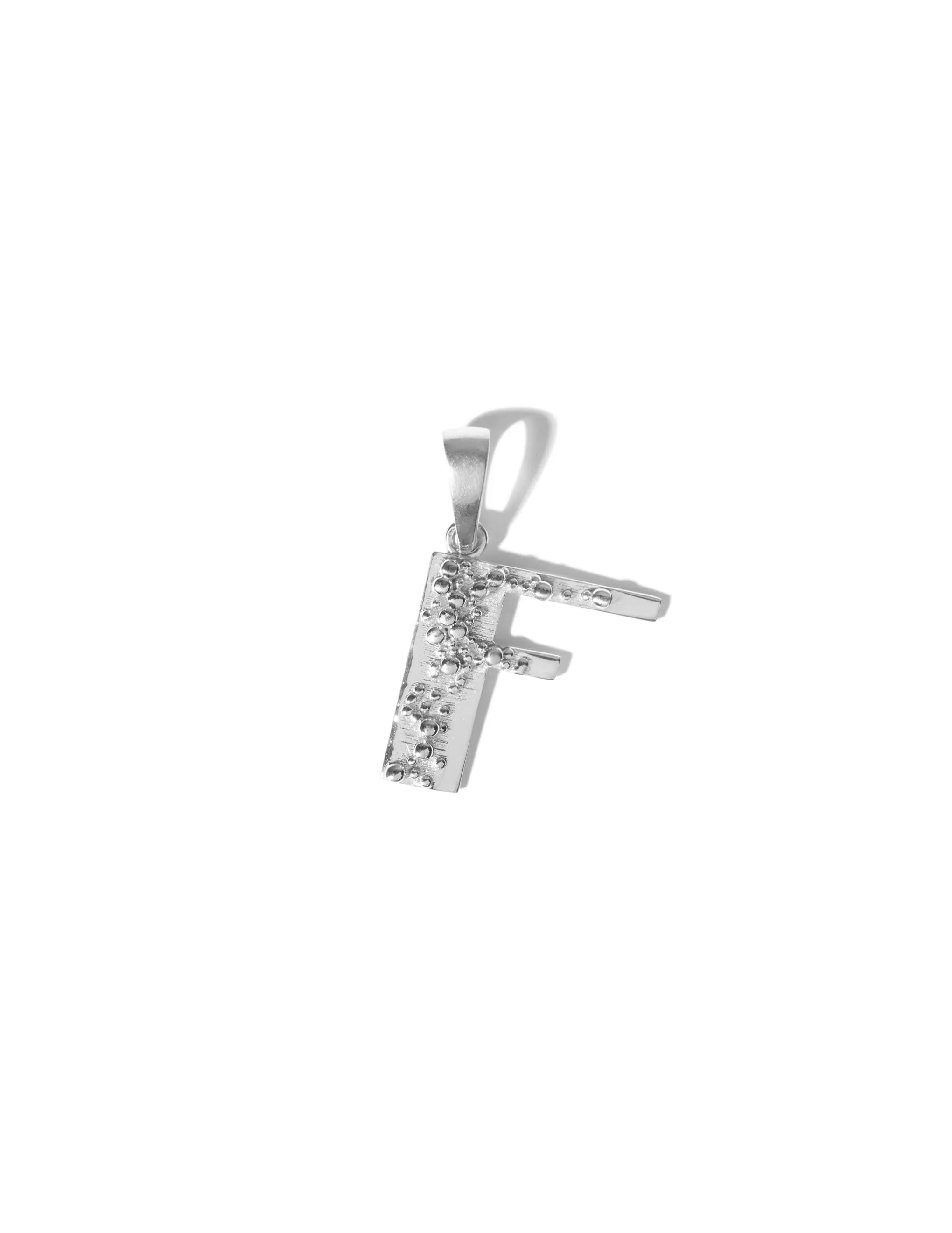 Alphabet Pendant A-Z <br> Silver