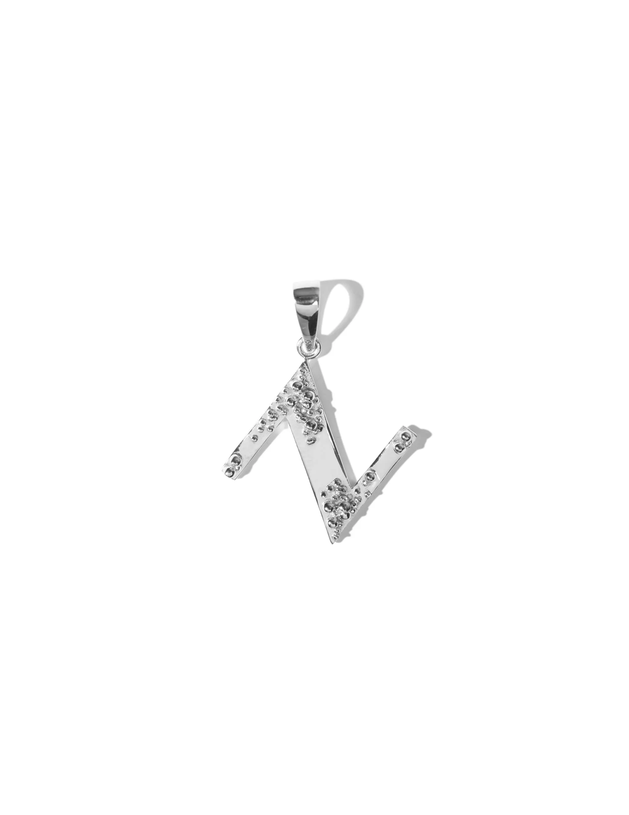 Alphabet Pendant A-Z <br> Silver