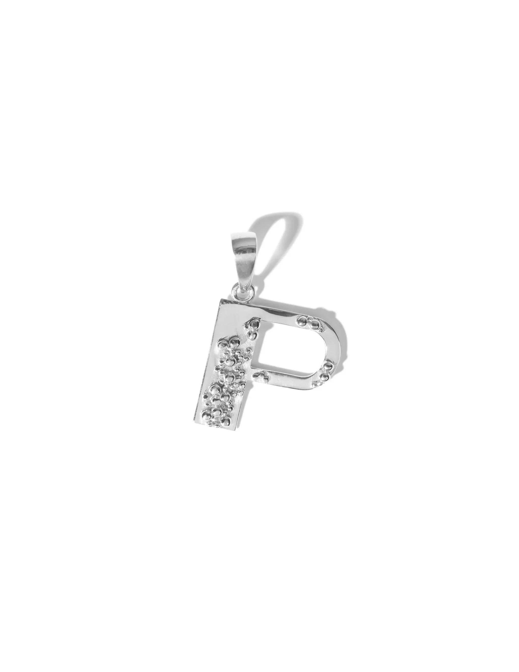 Alphabet Pendant A-Z <br> Silver