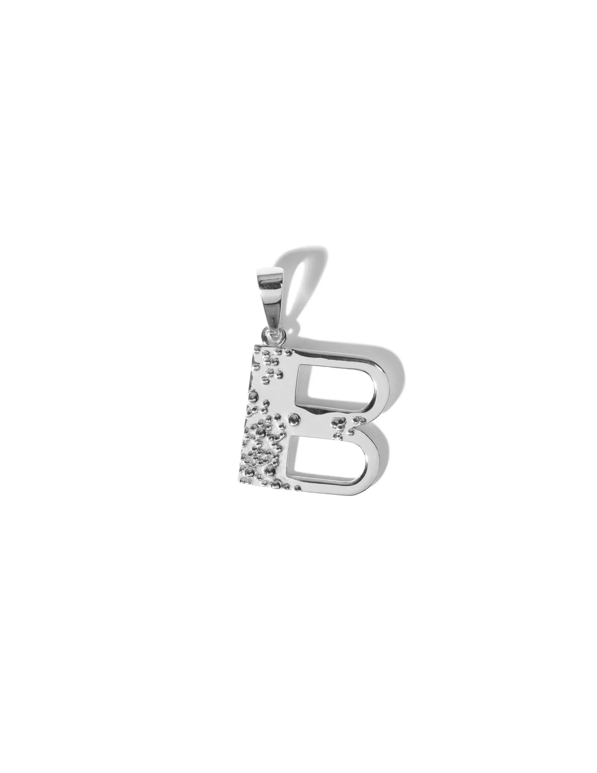 Alphabet Pendant A-Z <br> Silver