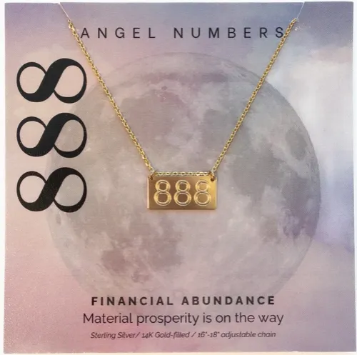 Angel Number Necklaces-Gold