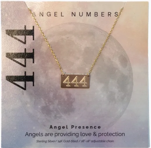 Angel Number Necklaces-Gold