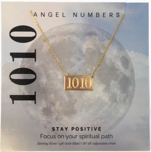 Angel Number Necklaces-Gold