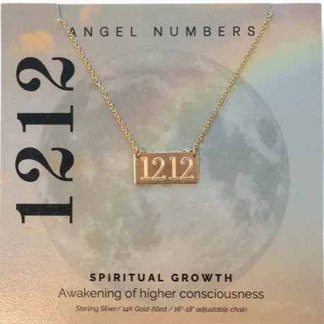 Angel Number Necklaces-Gold