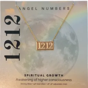 Angel Number Necklaces-Gold