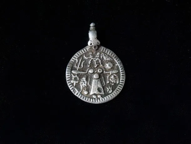 Antique Tribal Silver Amulet Pendants