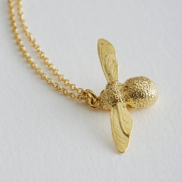 Baby Bee Necklace - Gold