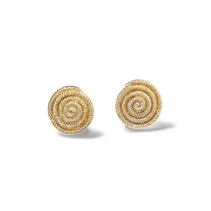 Basket Earrings Yellow Gold