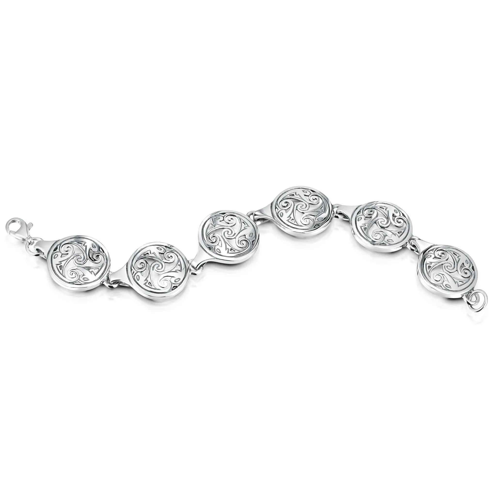 Birsay Disc 6-link Bracelet in Sterling Silver