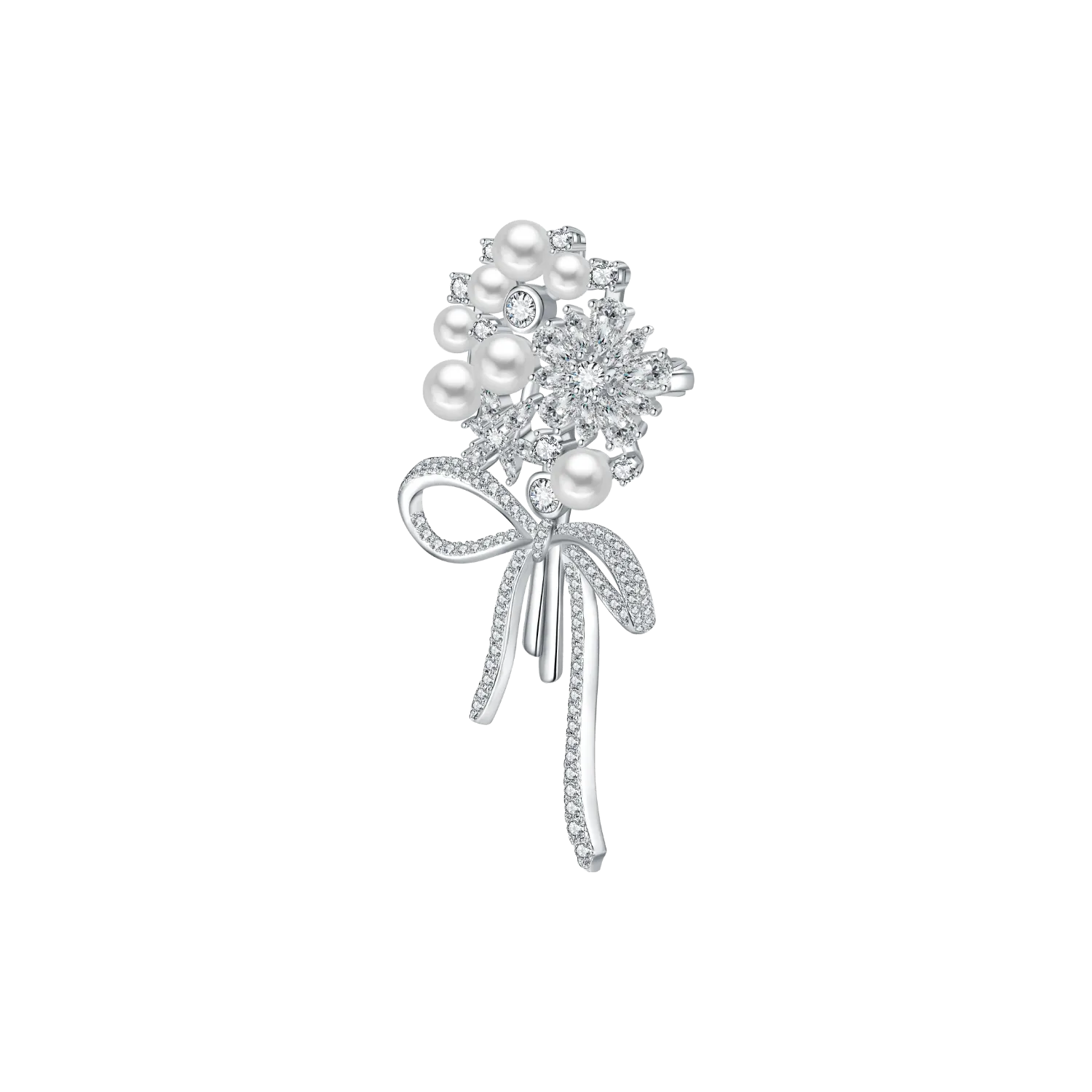 Bouquet Pave Brooch