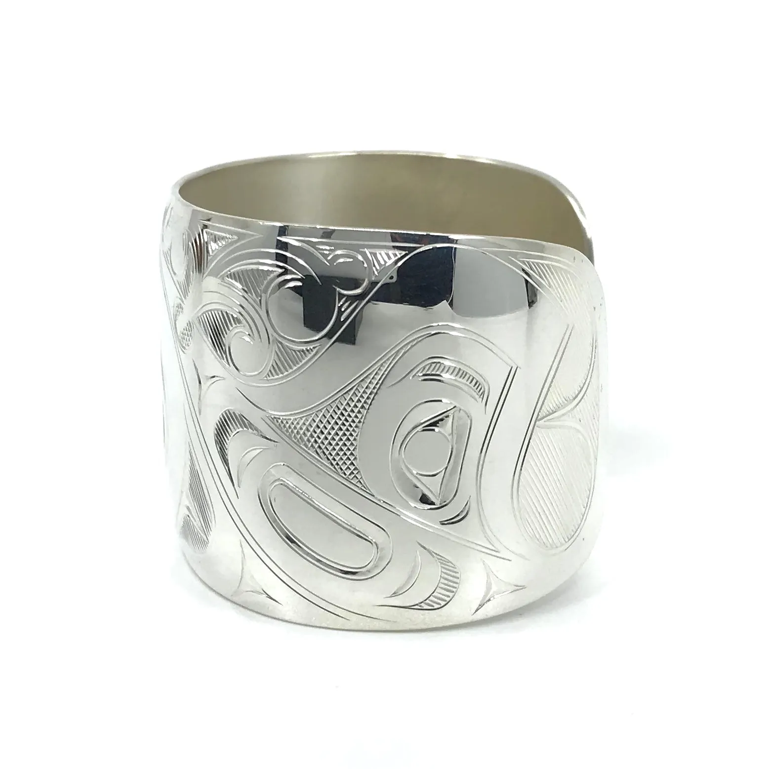 Bracelet- J. Galanin, Silver, Various Designs, 1.5"