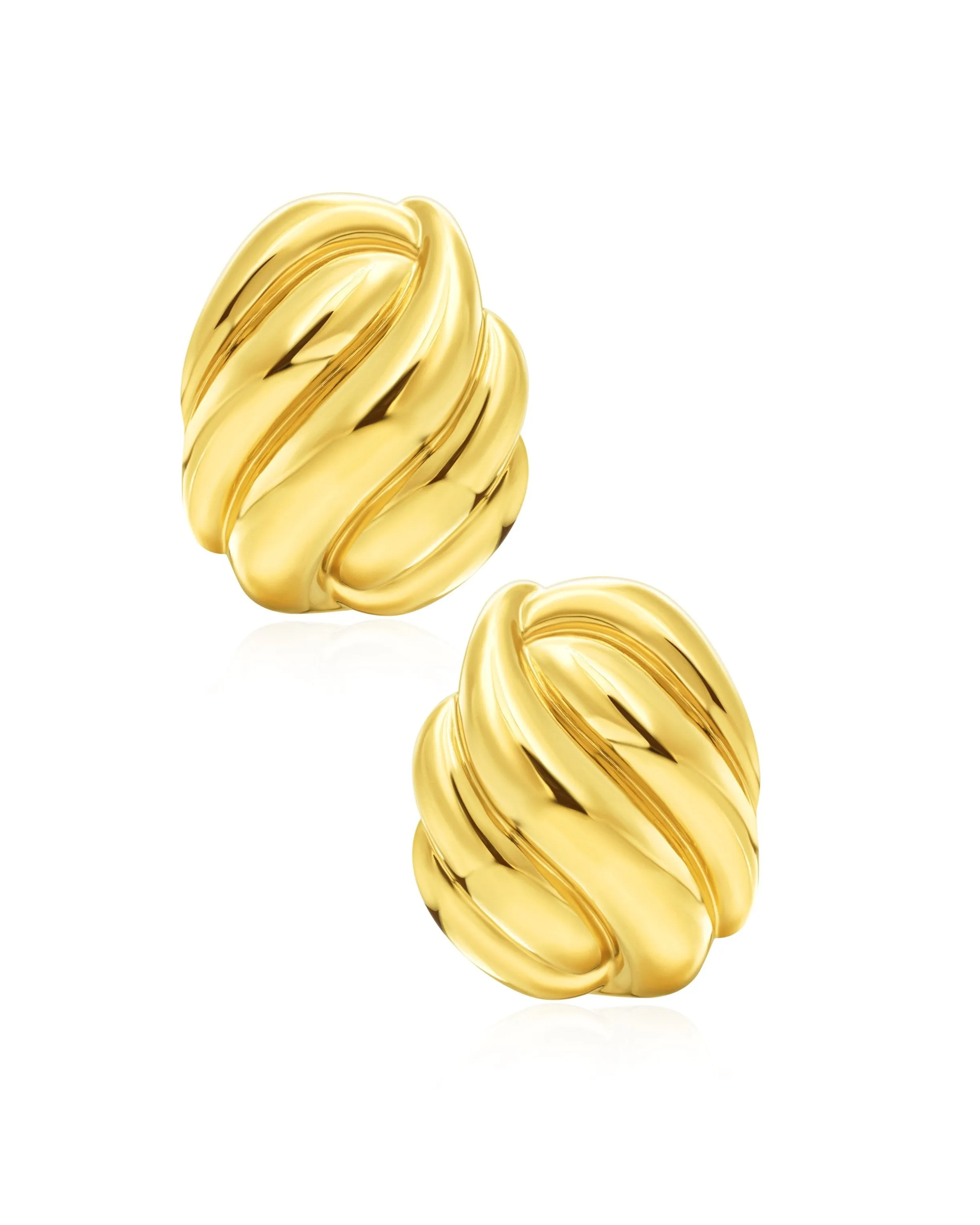 BRI GOLD STATEMENT EARRINGS