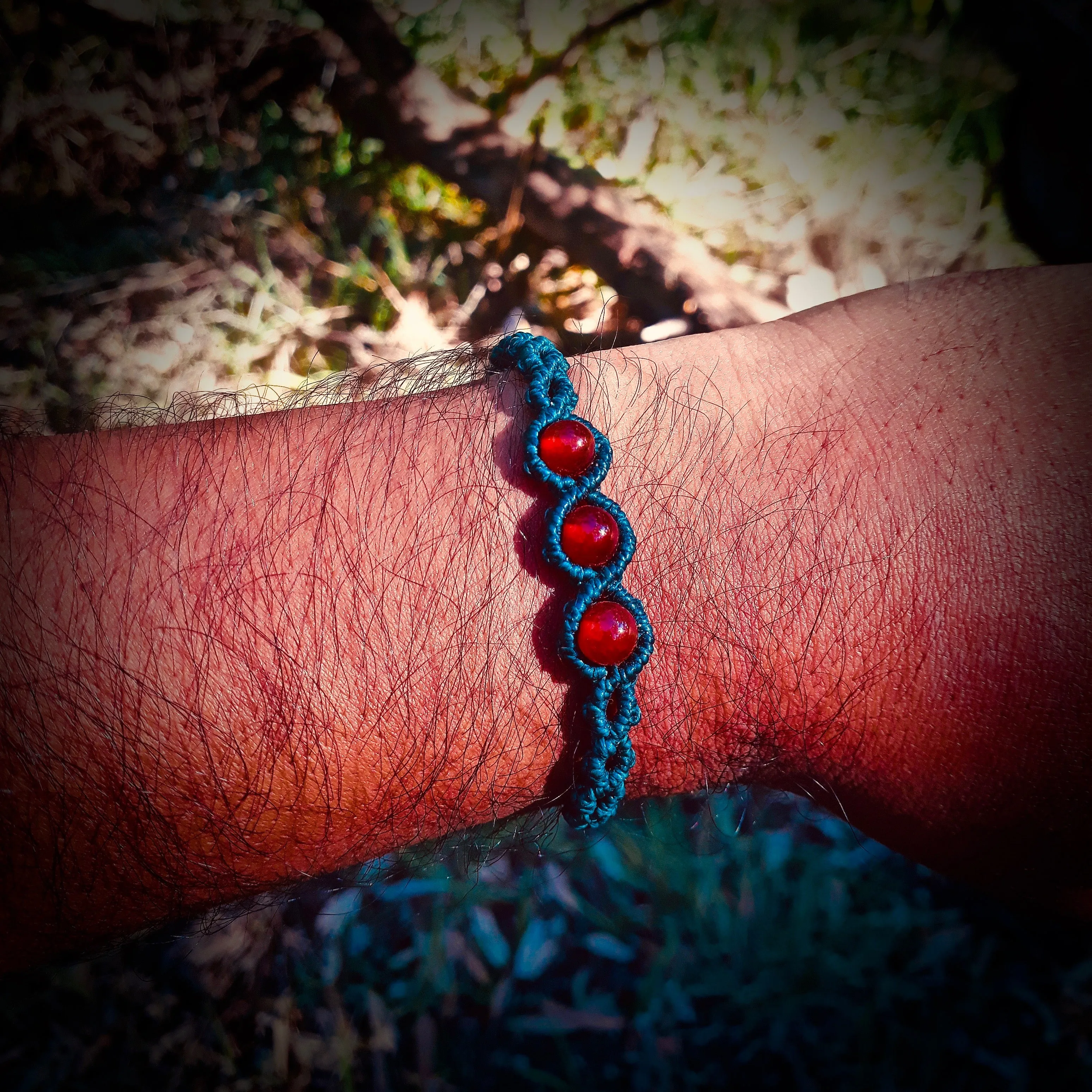 Carnelian beads bracelet