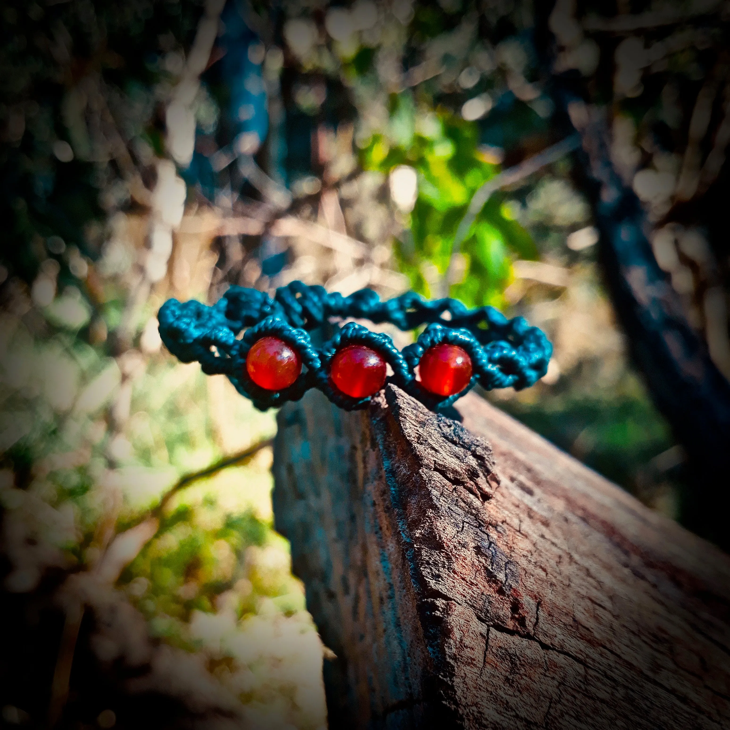 Carnelian beads bracelet