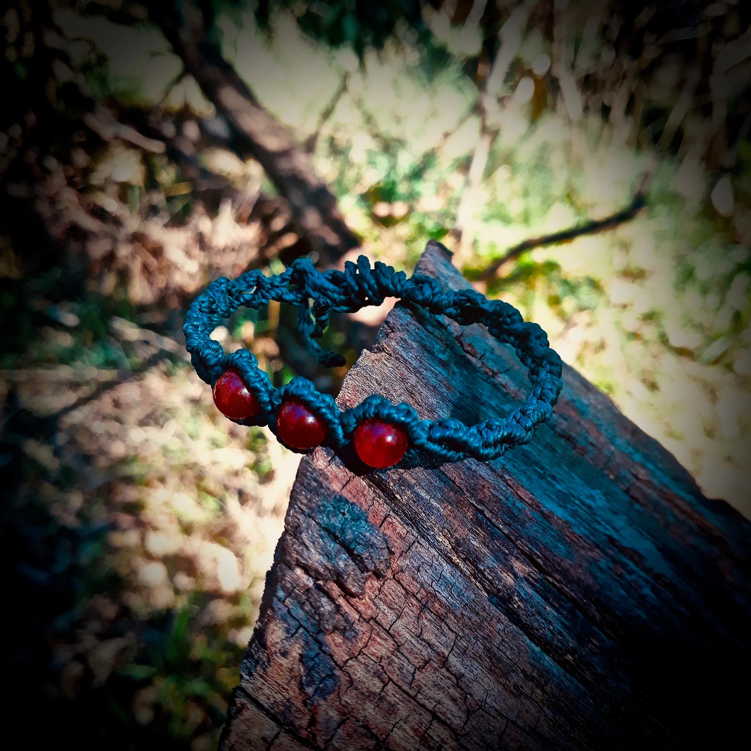 Carnelian beads bracelet