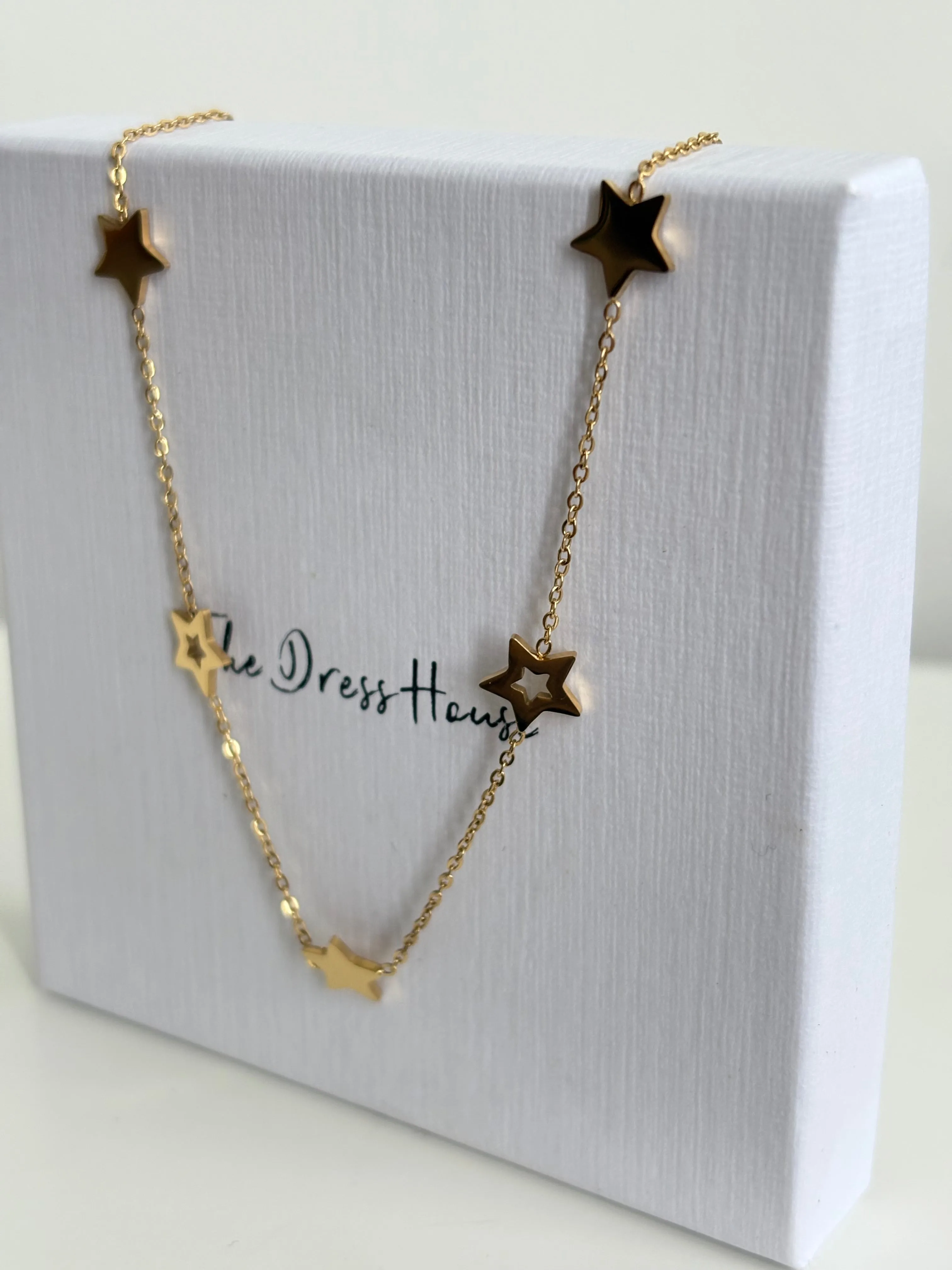 Cellie - Gold Star Necklace