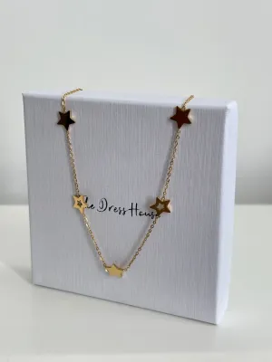 Cellie - Gold Star Necklace