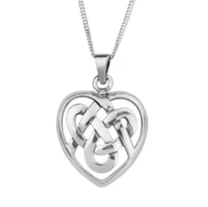 Celtic Knotwork Heart Pendant