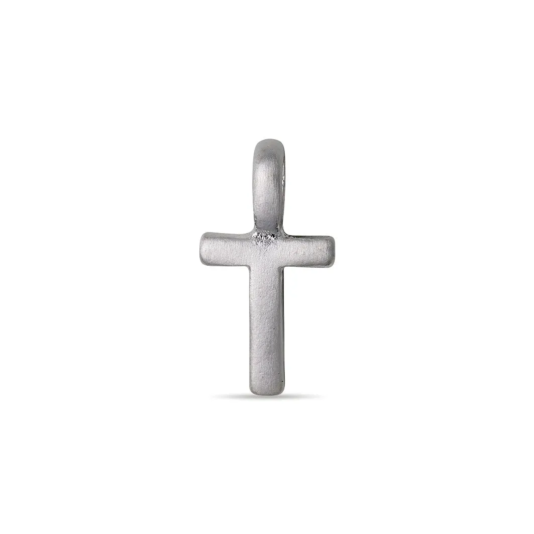 CHARM T pendant, silver-plated