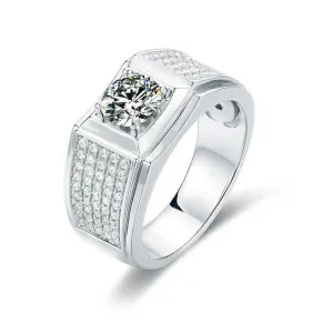 Classic 1.0Ct Diamond Men's Wedding Ring