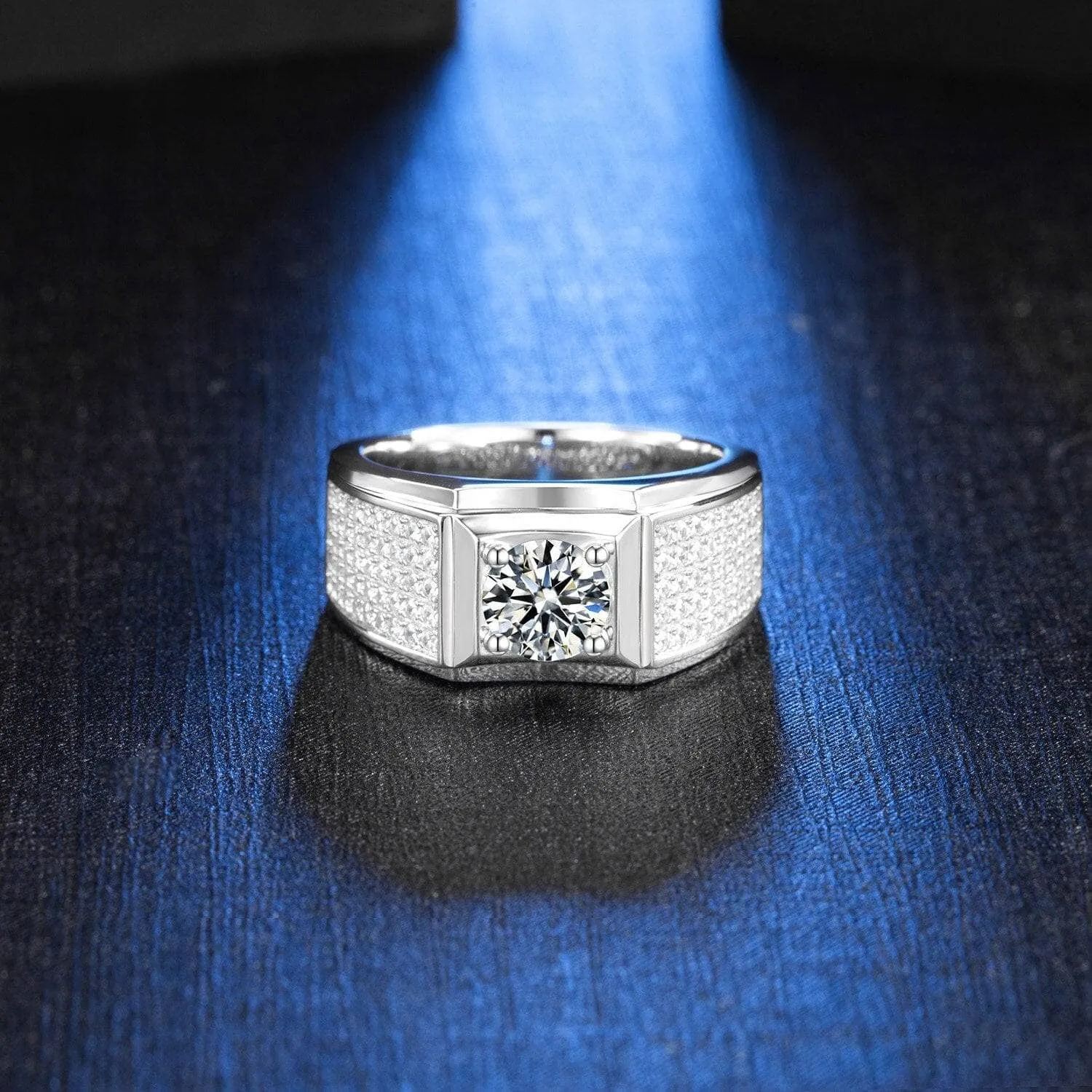 Classic 1.0Ct Diamond Men's Wedding Ring