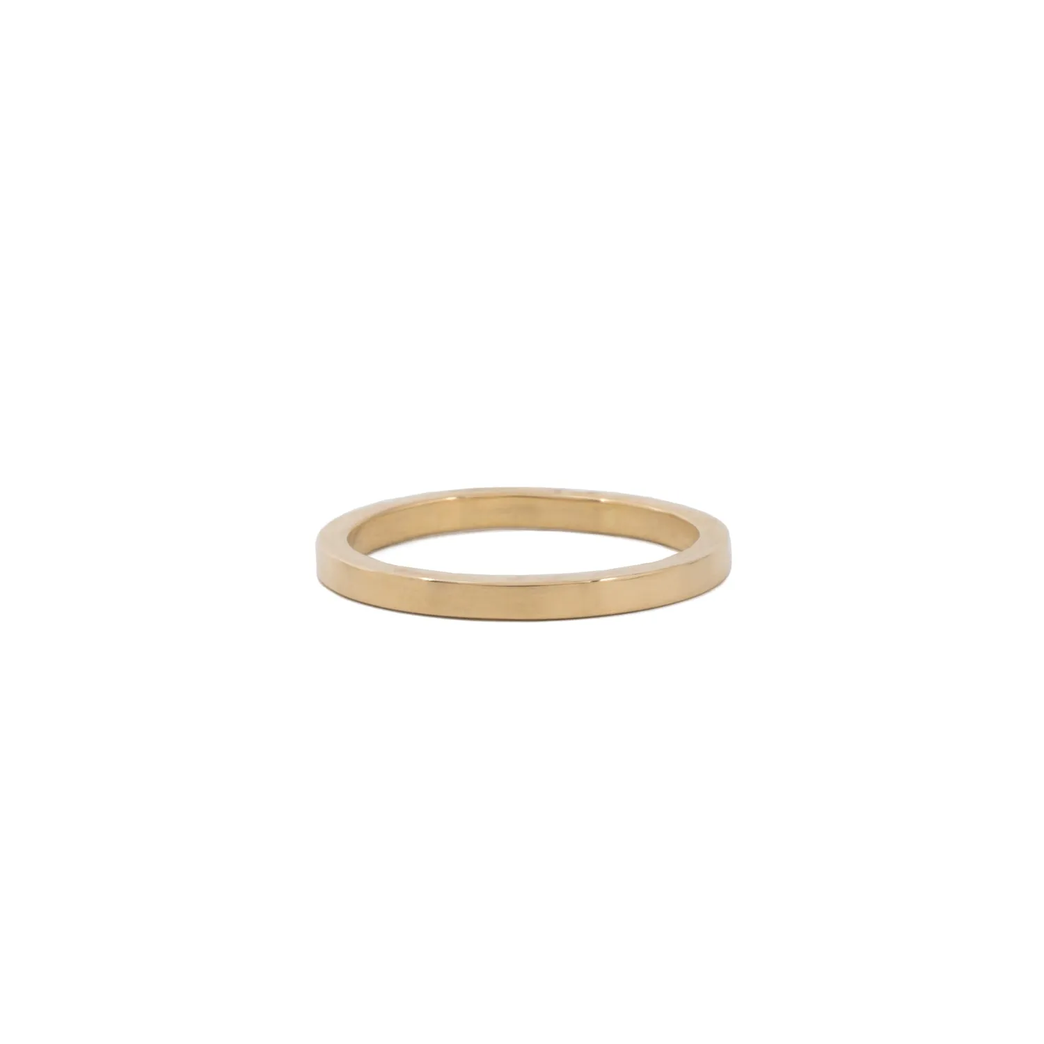 Classic 2mm gold wedding band