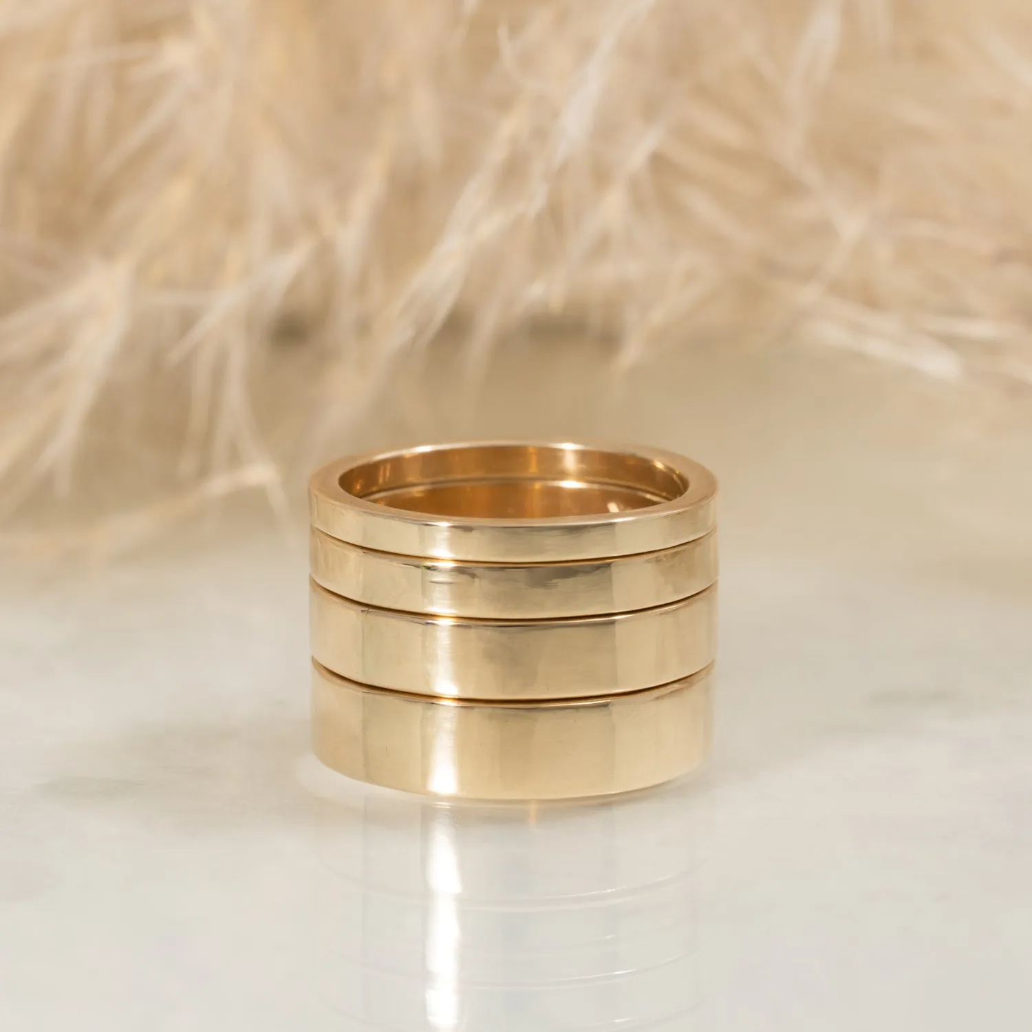 Classic 2mm gold wedding band