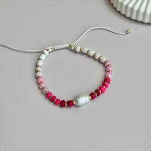 Colored Pearl Bracelet