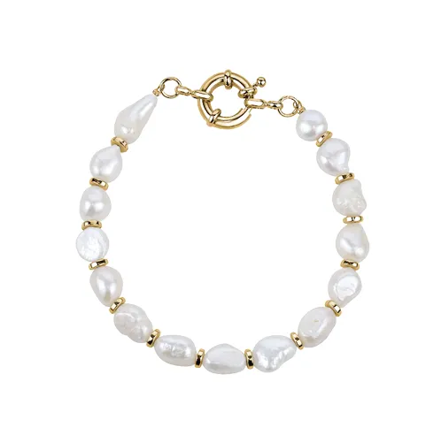 Cylinder Fresh Water Pearl Bracelet