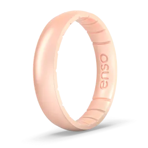 Elements Classic Thin Silicone Ring - Rose Gold