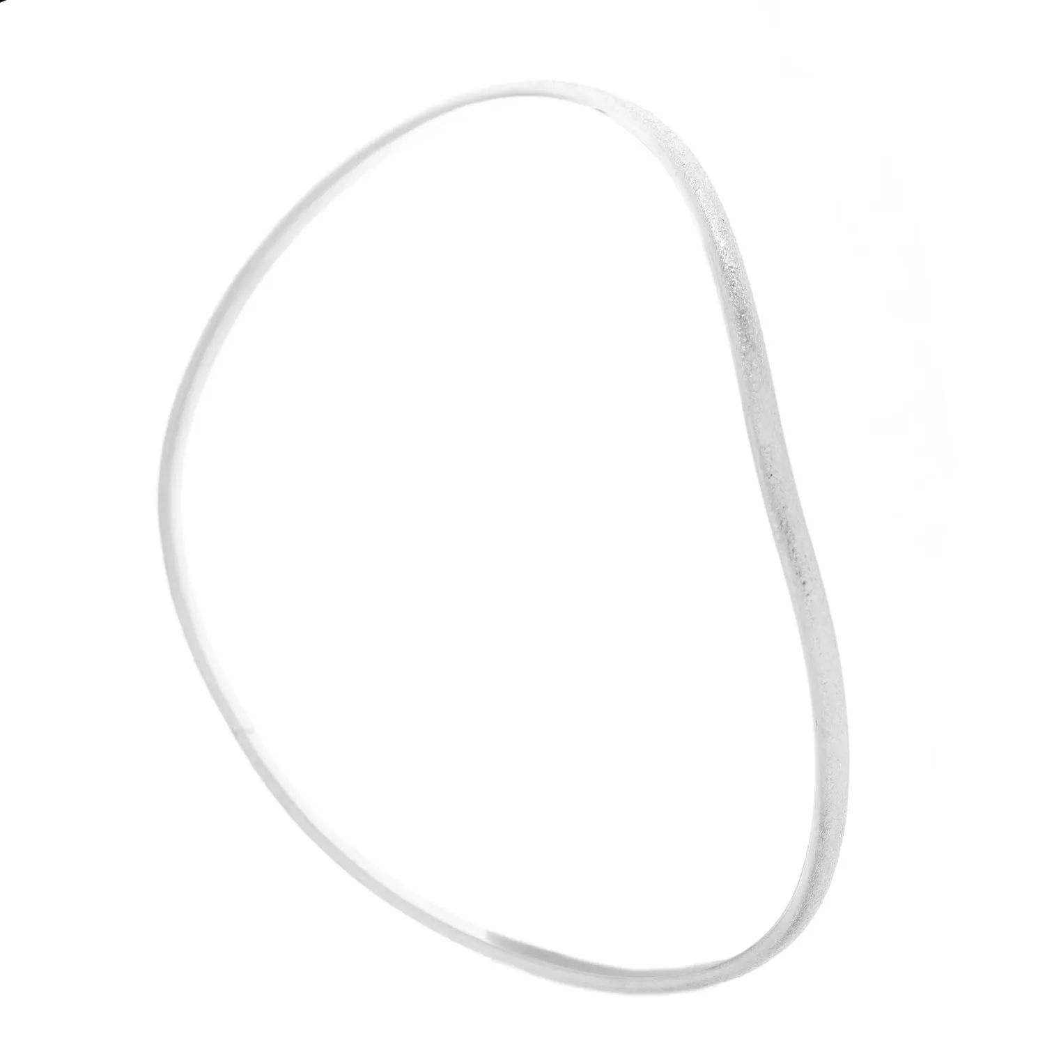 Ellipse Bangle Silver