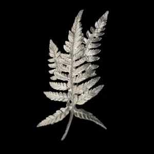 Fine Fern Silver Brooch