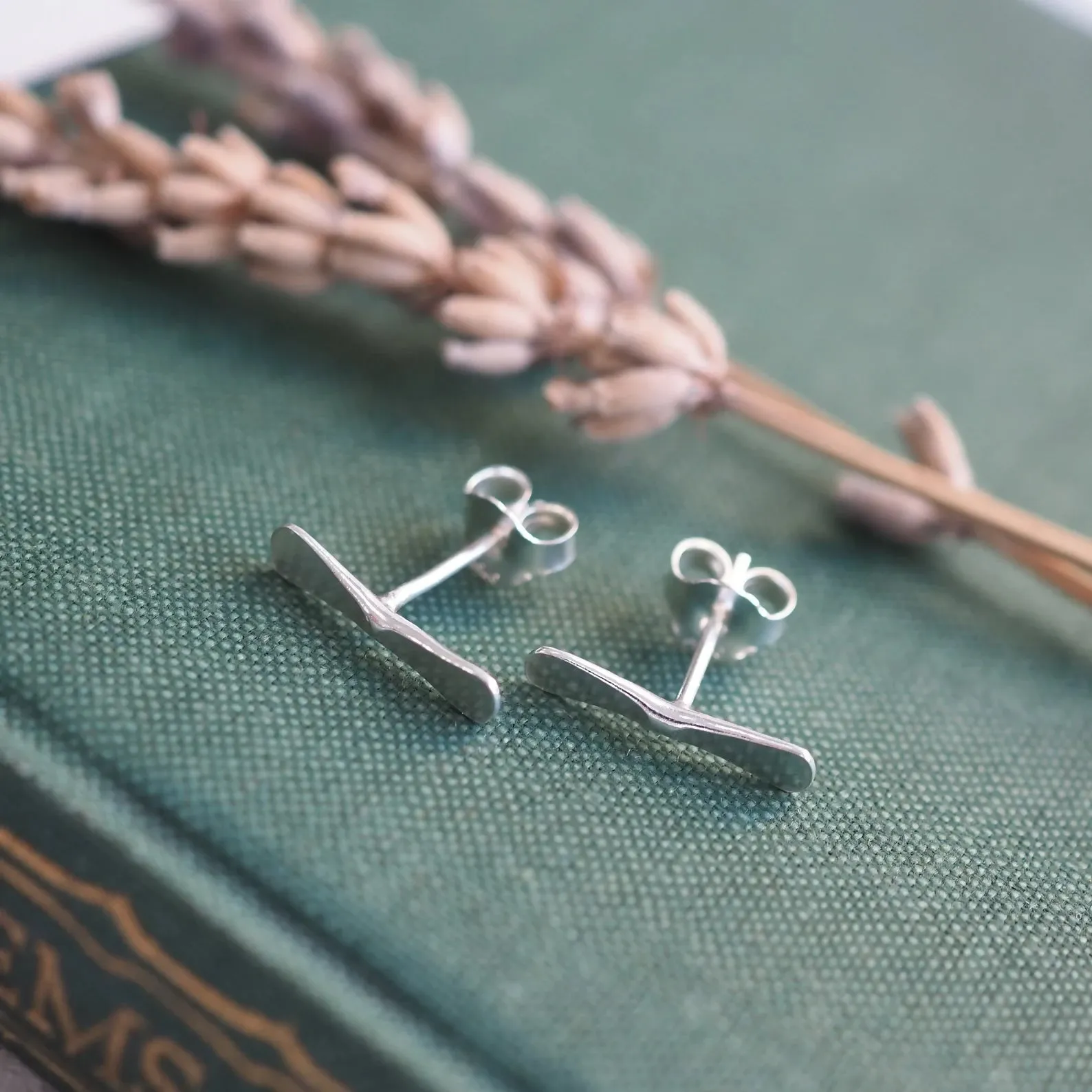 Forged Silver - Small Studs