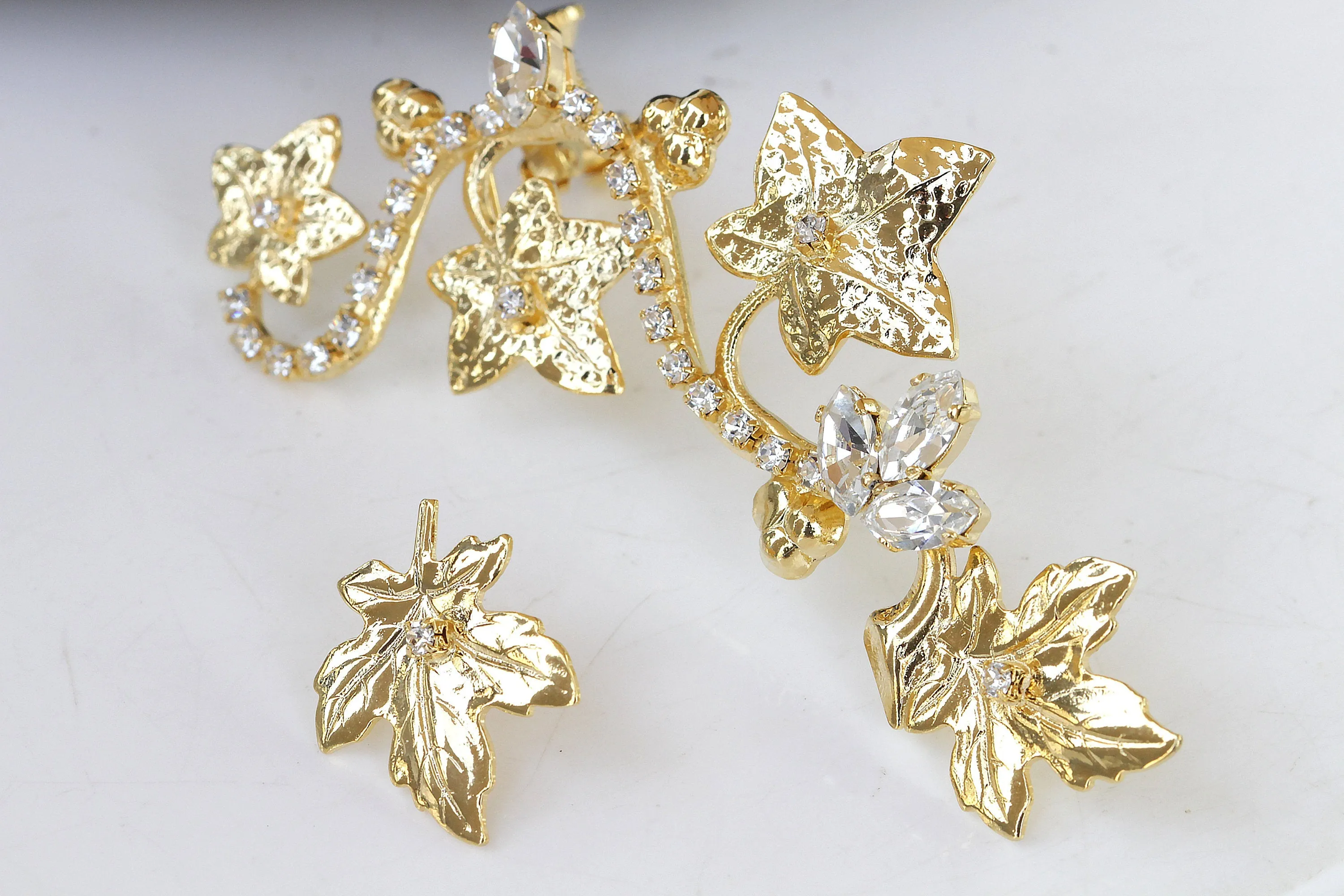 Gold EAR CLIMBER EARRINGS