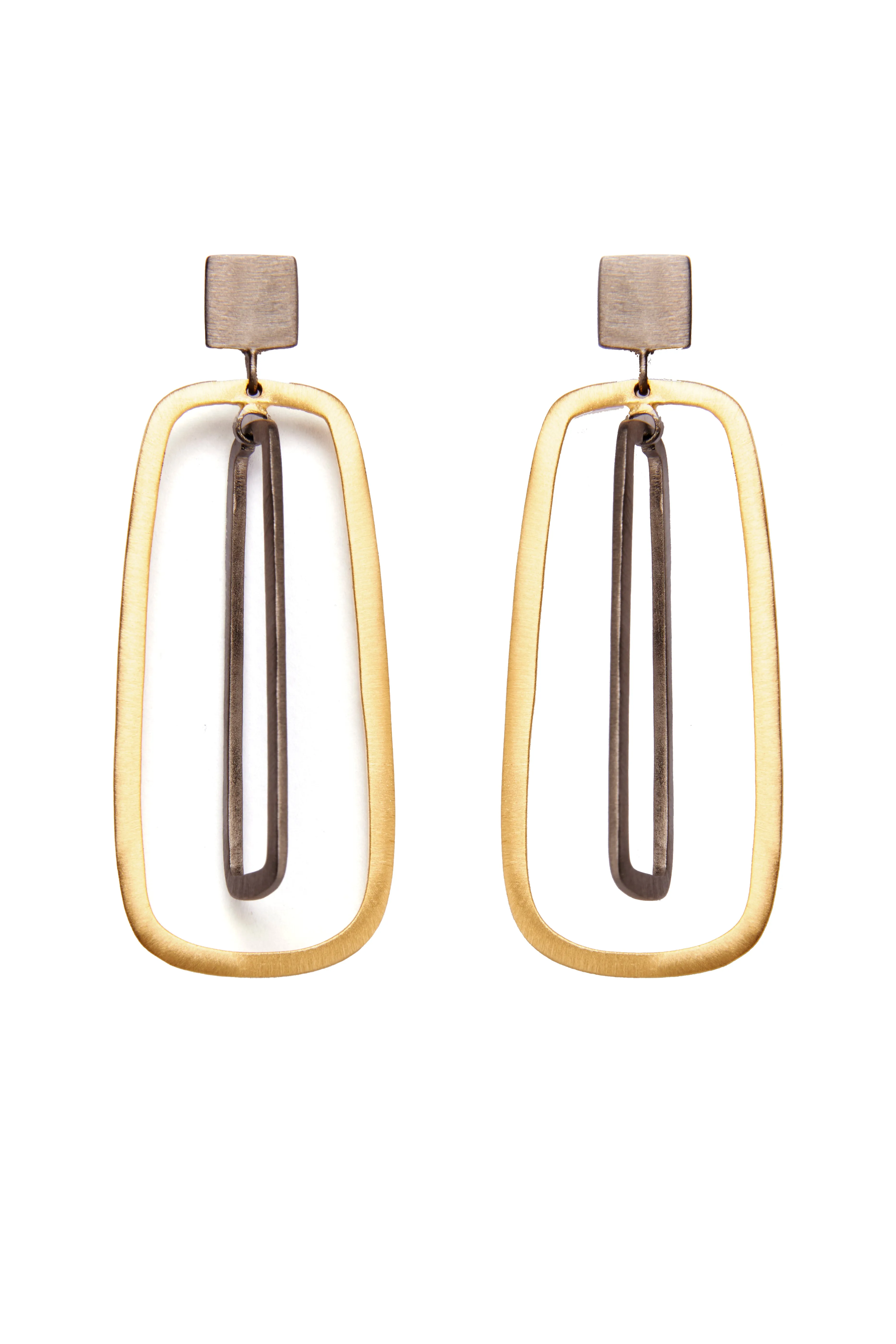 Grafton Black & Gold Earrings