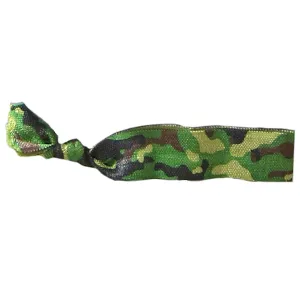 Green Camo Hair Tie