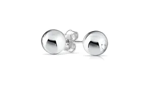 Harper Sterling Silver Ball Stud Earrings