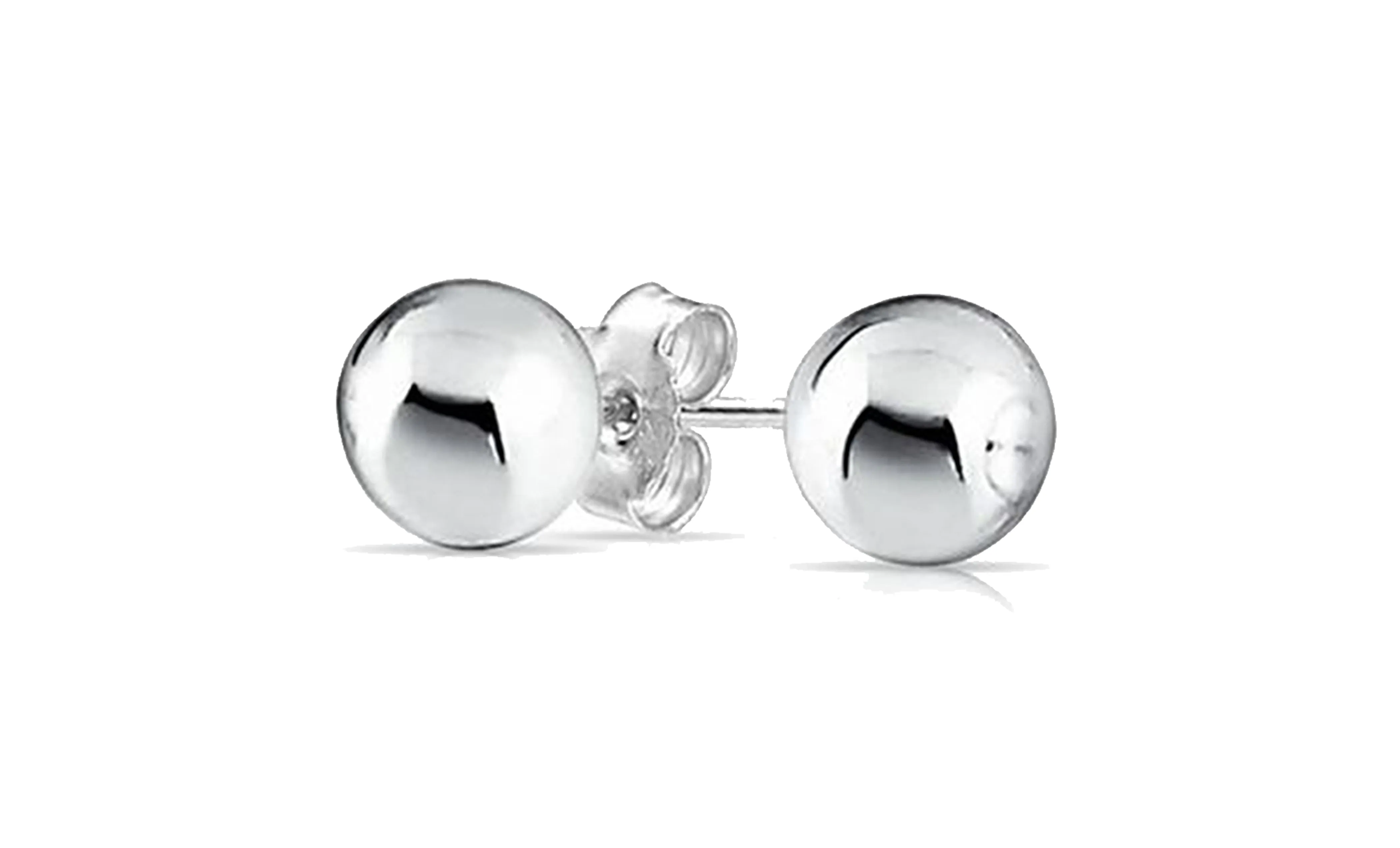 Harper Sterling Silver Ball Stud Earrings