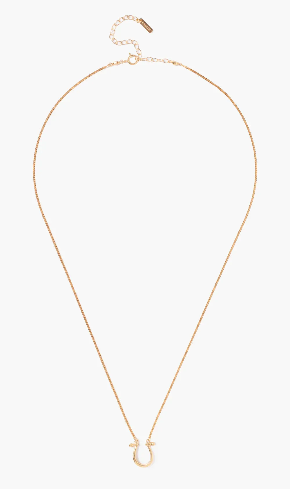 Horseshoe Necklace- Yellow Gold